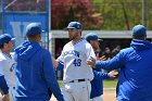 Baseball vs MIT  Wheaton College Baseball vs MIT in the  NEWMAC Championship game. - (Photo by Keith Nordstrom) : Wheaton, baseball, NEWMAC